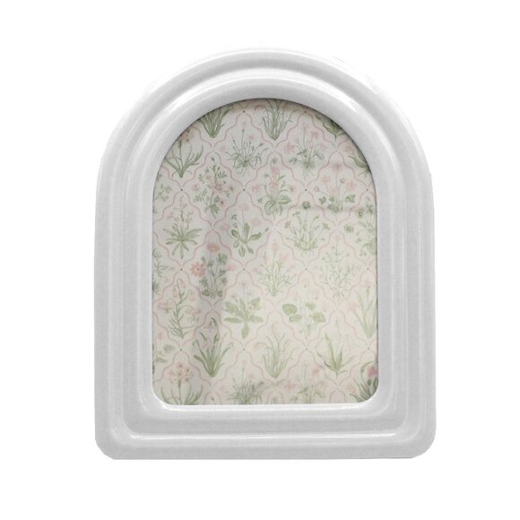 OneDesign Home Other - 5x7 White Arched Picture Frame